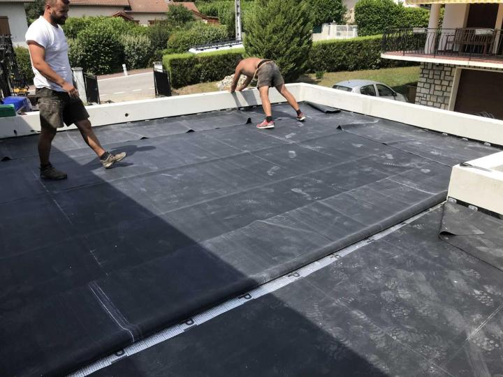 Étanchéité toit terrasse, Le Touvet